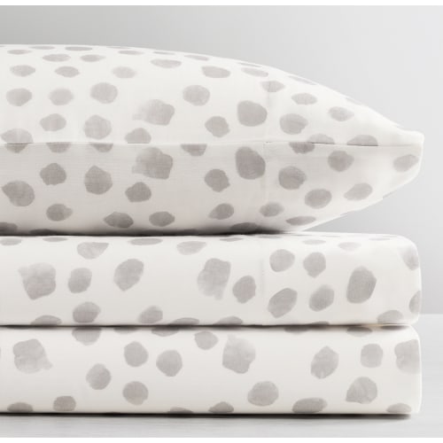 Painted Dots Ultra-Fine Organic Cotton Crib Fitted Sheet