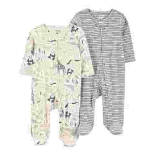 Carter's Child of Mine Baby Boy, Sleep 'n Play, 2-Pack, Sizes Preemie-6/9 months