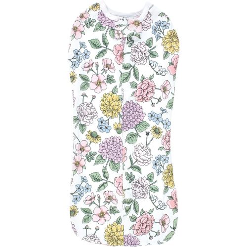 Hudson Baby Infant Girl Sleep Pod, Vintage Blossom, 0-2 Months