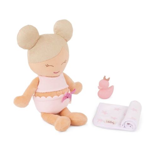 LullaBaby Bath Plush Doll for Real Water Play - Blonde Hair (2+)