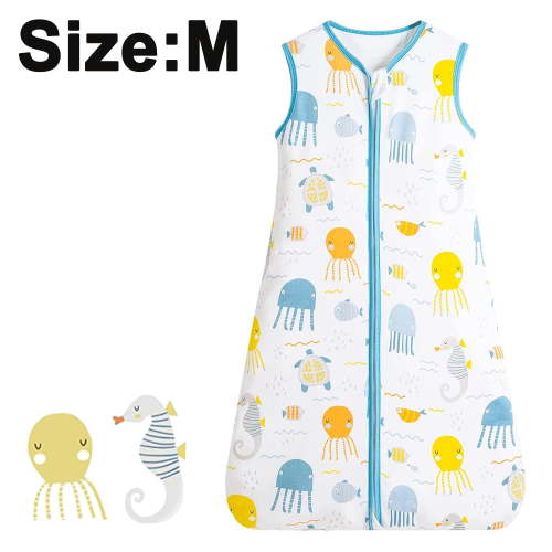 Baby Wearable Blanket Cotton Sleep Bag Sack Unisex Sleeveless Clothes