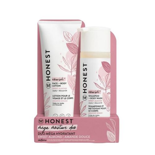 The Honest Company Nourish Shampoo + Body Wash And Lotion Duo - Sweet Almond - 18.5 Fl Oz