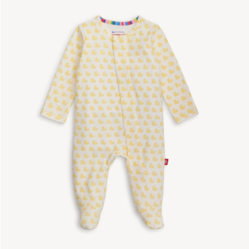 many ducks yellow CloudStretch™ magnetic footie – Magnetic Me (3-6 months)