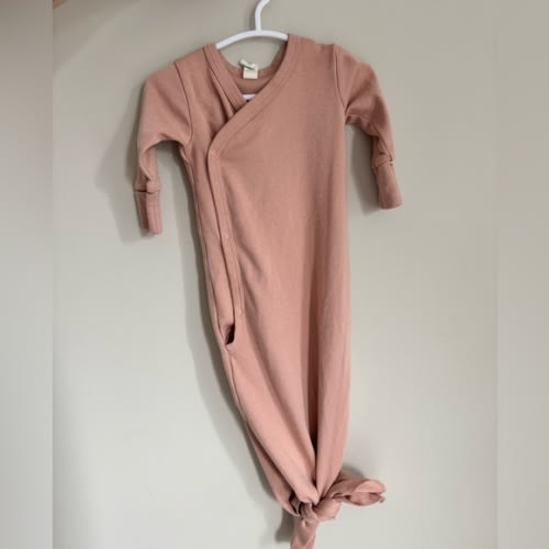 Colored Organics Indy Kimono Gown Blush