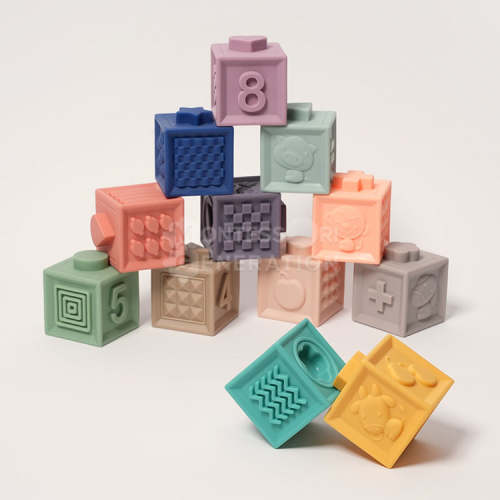 Montessori Squeaky Block Set - For Babies & Toddlers Alike!