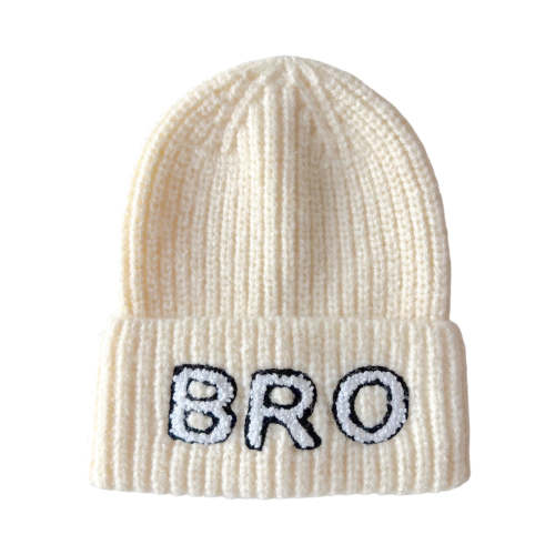 Bro Knit Hat, Ivory