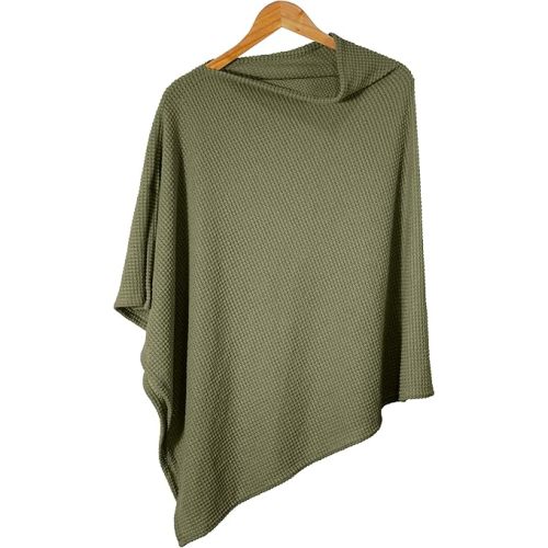Olive Green Nursing Cover for Breastfeeding, Soft Breathable Privacy Feeding Shawl, Portable Breast Feeding Covers for Women