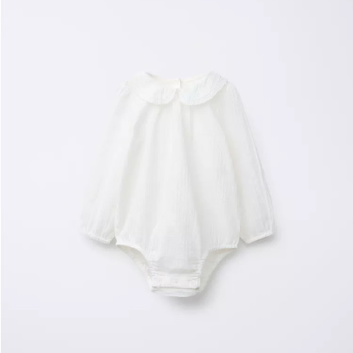 TEXTURED BODYSUIT - Light ecru | ZARA United States