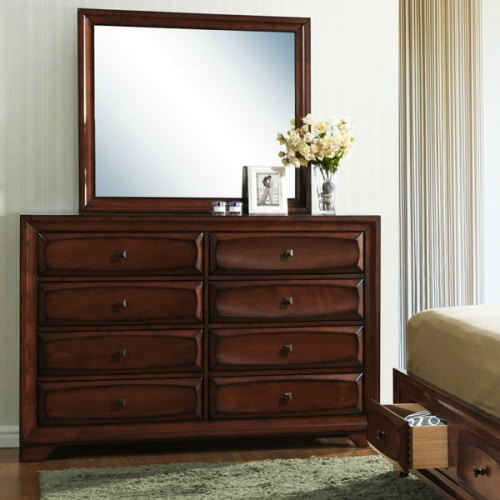 Roundhill Furniture Oakland 8 Drawer Dresser
