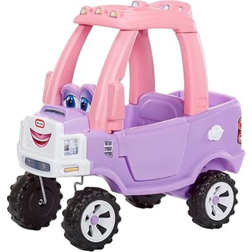 Little Tikes Princess Cozy Truck Ride-On, Pink Truck, 90cm x 45cm x 89cm