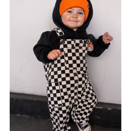Little Trouble Checkered Overalls | Little Trouble