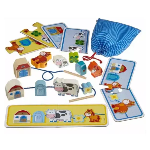 Brands We Love On the Farm Threading Game by Janie and Jack