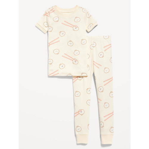 Unisex Snug-Fit Printed Pajama Set for Toddler & Baby