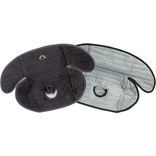Piddle Pad - Car Seat Protector & Saver, Potty Pad, Waterproof Liner for Potty Training, 20x15 inch, Black & Gray 2PCS
