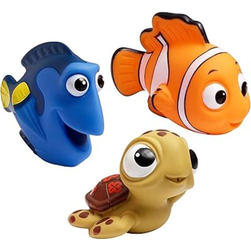 The First Years Disney Finding Nemo Bath Toys - Dory, Nemo, and Squirt — Squirting Kids Bath Toys for Sensory Play - 3 Count