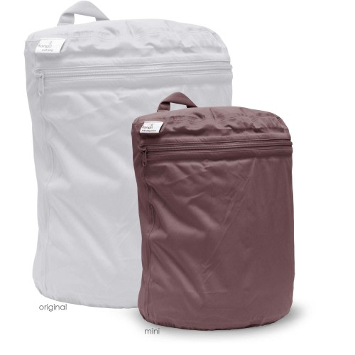 Cloth Diaper Wet Bag Mini - Thistle Mauve - Kanga Care