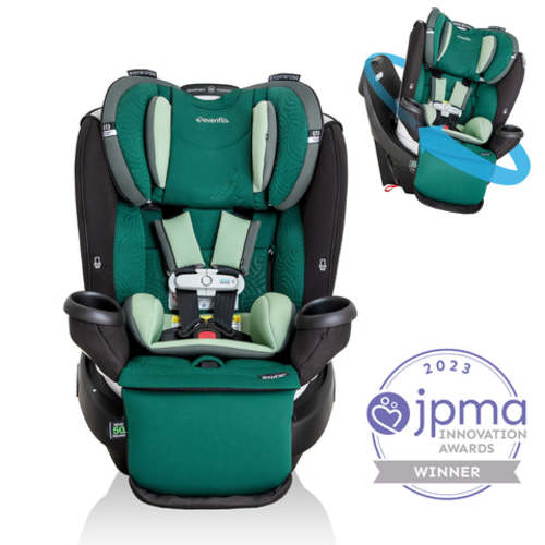 Revolve360 Extend All-in-One Rotational Car Seat with Green & Gentle Fabric Sale