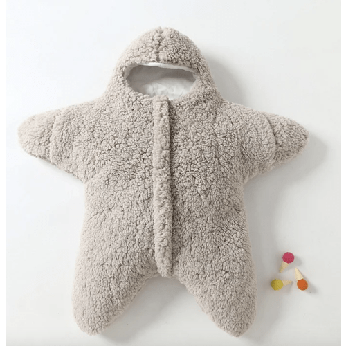 Grey Newborn Starfish Warm Sleeping Bag