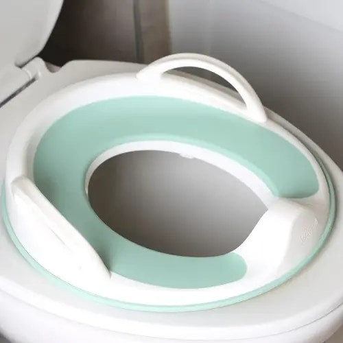 Jool Baby Potty Training Seat for Boys and Girls With Handles, Fits Round & Oval Toilets, Non-Slip with Splash Guard, Includes Free Storage Hook