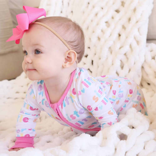 Convertible Zip Romper | Little Sibling