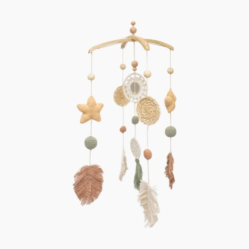 Crane Baby Willow Leaf Ceiling Hanging - Multi