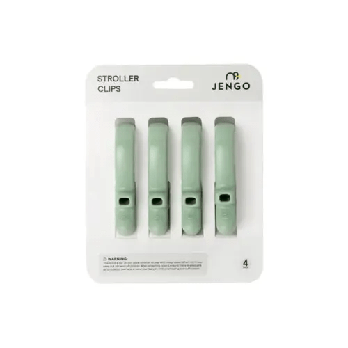 Jengo Pram Clips 4PK Sage | Baby Bunting AU