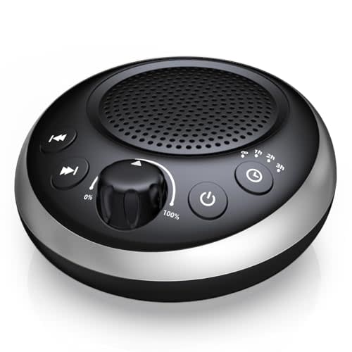 Sound Machine Loud White Noise Machine Nonstop Brown Noise Machine 30 Soothing Sounds for Baby Kids Adults Plug in Pink Noise Sleep Machine 36-Level Vol 4 Timer Memory Function for Home Travel Office