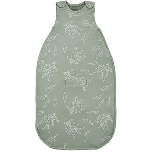 Woolino 4 Season Ultimate Baby Sleep Sack – Merino Wool Baby Sleeping Bag, Organic Cotton Outer, Temperature Regulating Wearable Blanket, All Season, 2 Months–2 Years - Sage