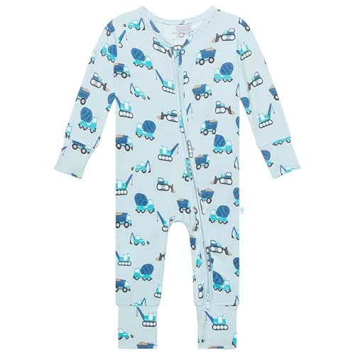 Posh Peanut Convertible Baby Sleepers - Boys Footless Baby Pajamas with 2 Way Zipper for Easy Diaper Changes