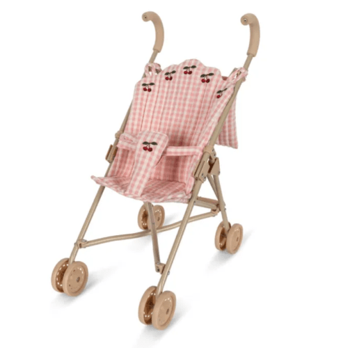 Konges Sløjd - Vichy doll stroller - Pink | Smallable