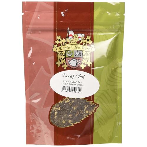 English Tea Store Loose Leaf, Decaf Chai Tea, 4 Ounce