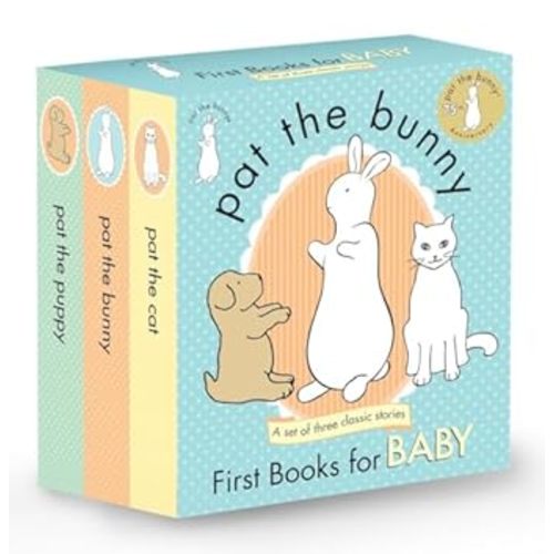 Amazon.com: Pat the Bunny: First Books for Baby (Pat the Bunny): Pat the Bunny; Pat the Puppy; Pat the Cat (Touch-and-Feel): 9780553508383: Kunhardt, Dorothy: Books
