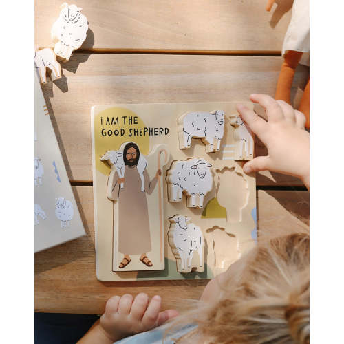 Good Shepherd Wooden Puzzle – Be A Heart