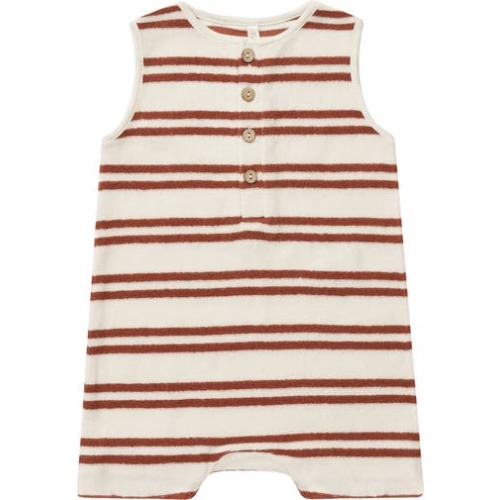 Rylee + Cru Kids' Davis Stripe Sleeveless French Terry Romper | Nordstromrack