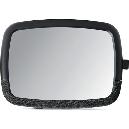 Munchkin® Baby Car Mirror, Pivot 360 Baby in-Sight® Adjustable Auto Mirror for Rear Facing Carseats, Black