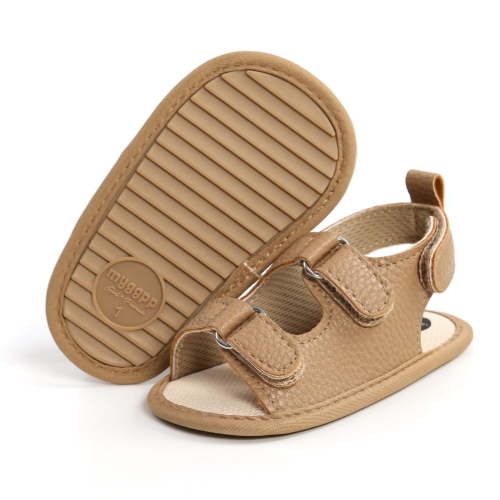 URMAGIC 0-18M Baby Girls Boys PU Leather Sandals Lightweight Anti-slip Summer Shoes