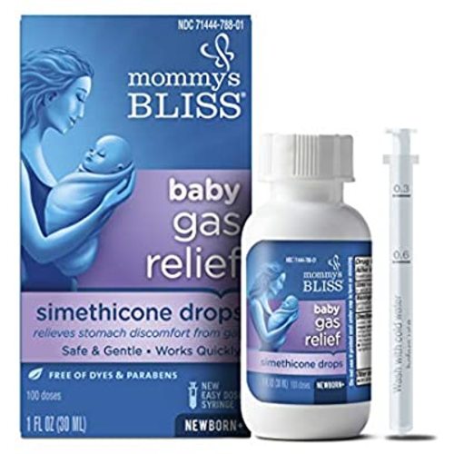 Mommy's Bliss Gas Relief Drops Bottle, Ginger extract flavor, 1 Fl Oz