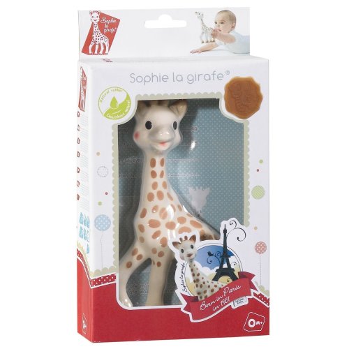 Vulli Sophie The Giraffe Teether, Brown/White