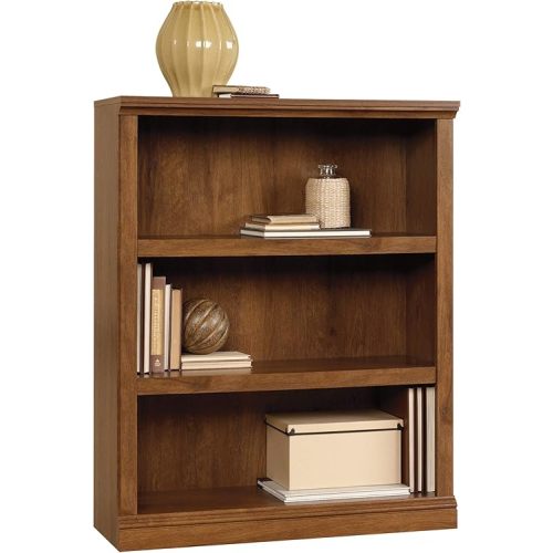 Sauder Miscellaneous Storage 3-Shelf Bookcase/ Book shelf, Oiled Oak finish