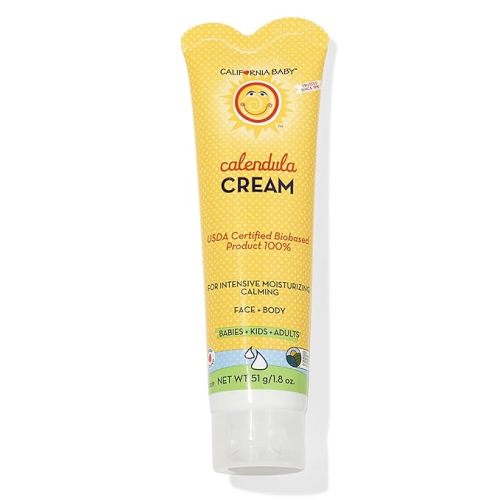 California Baby Calendula Cream | Soothing Baby Cream | Allergy Friendly | Plant-based | Soothes and Moisturizes Irritated, Dry Skin On Face and Body | 1.8 oz