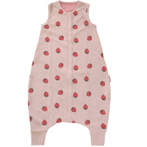 Woolino 4 Season Baby Sleep Bag With Feet (Color: Strawberry | Size: 6 - 18 Months)