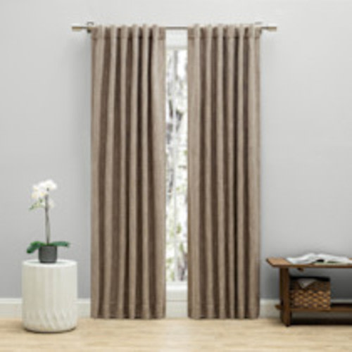 Ricardo Trading Haven Blackout Linen Curtain Panel - Harvest, 52"W X 84"L