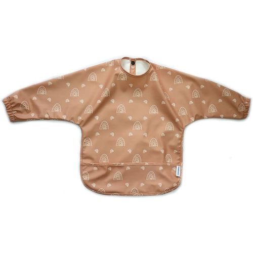 Long Sleeve Bibs for Babies with Pocket (12-36 Months) | No Leak, Waterproof Toddler Bibs with Food Catcher