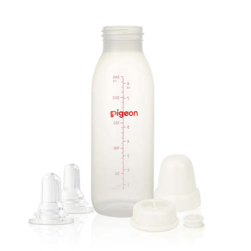 Baby Cleft Lip/Palate Bottle with 2 Nipples, 8.11 Oz – Pigeon