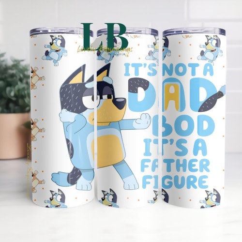 Dad Bandit Bluey Tumbler/Coffee/Fathersday/Spring/ Rad Dad/ Bluey Merch