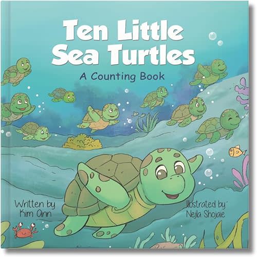 Ten Little Sea Turtles Hardcover – Picture Book, June 1, 2024