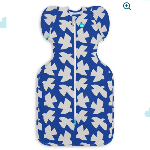 Swaddle Up™ Transition Bag 1.0 TOG Cotton Cobalt Paperbirds