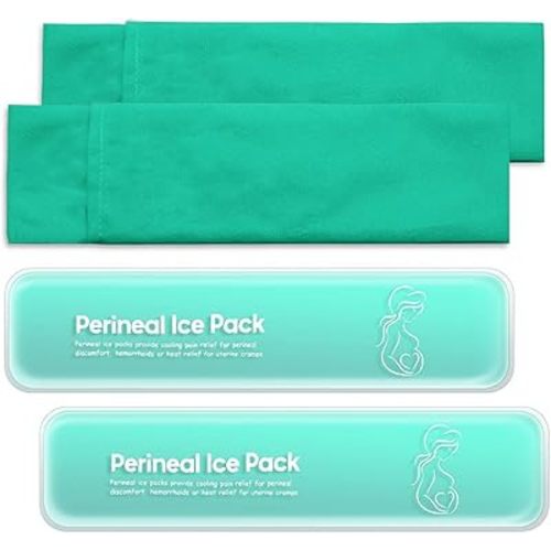 Reusable Perineal Cooling Pad for Postpartum and Hemorrhoid Pain Relief,Instant Perineal Cold Pack,Vaginial Ice Pack for Pain Relief (Color-Green)