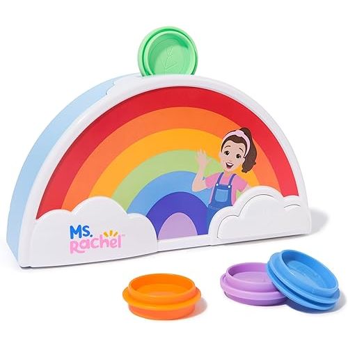 Ms. Rachel Official Electronic Rainbow Color Sorter with Lights, Music & Sounds, 7 Colors, Educational Toys & Toddler Toys for Girls & Boys Ages 1-2+