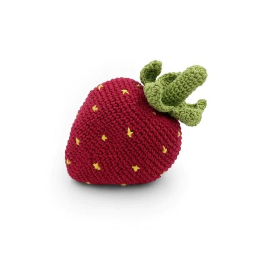 Reversible Strawberry Flower organic cotton